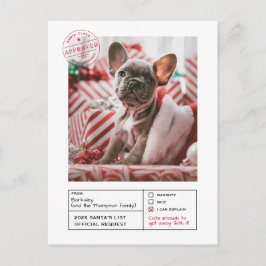 Postal Foto de Santa Acreditada de mala calidad o de buen