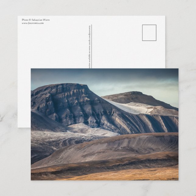 Postal Foto de Spitsbergen Landscape (Anverso / Reverso)