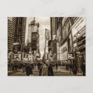 Postal Foto de Times Square en la ciudad de Nueva York
