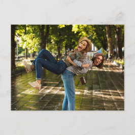 Postal Foto de tipografía minimalista, propuesta de honor