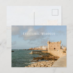 Postal Foto de viaje auténtica de Essaouira histórica Mar