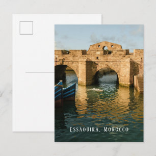 Postal Foto de viaje auténtica de Essaouira histórica Mar