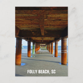 Postal Foto de viaje de Folly Beach South Carolina