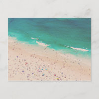 Foto de viaje de la playa con agua turquesa