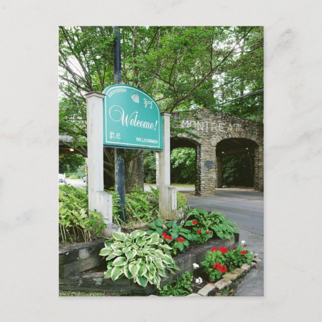 Postal Foto de viaje de Montré Carolina del Norte (Anverso)