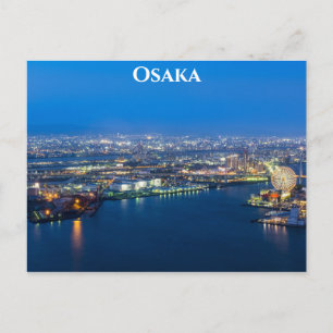 Postal Foto de viaje de Osaka Japón
