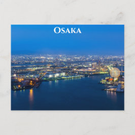 Postal Foto de viaje de Osaka Japón