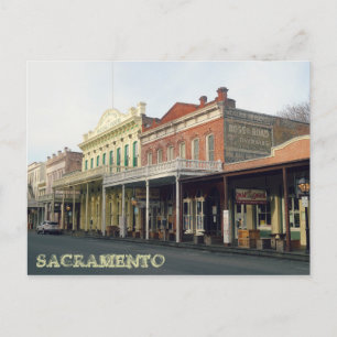 Postal Foto de viaje del distrito de Sacramento Viejo