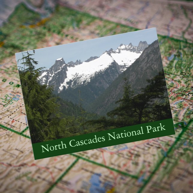 Postal Foto de viaje del Parque Nacional de Cascades del  (In Situ Map)
