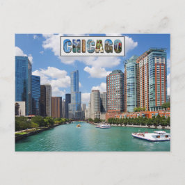 Postal Foto de viaje por la línea aérea del río Illinois 