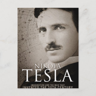 Postal Foto de Vintage Nikola Tesla