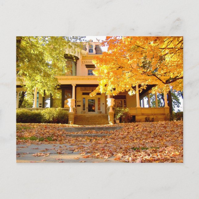 Postal Foto del árbol de otoño de Mark Edward Westerfield (Anverso)