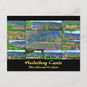 Postal Foto del Castillo de PostCard Heidelberg Disparo e