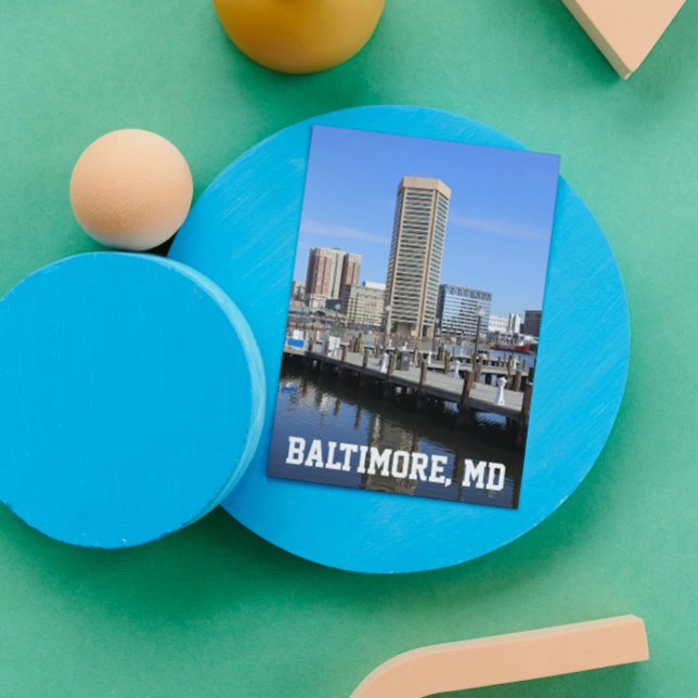 Postal Foto del Centro Mundial de Comercio de Baltimore e (Subido por el creador)