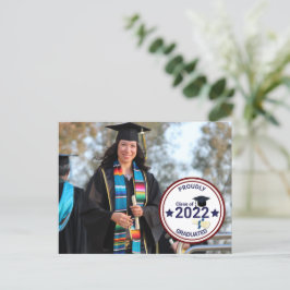 Postal Foto del Día de Graduación con año