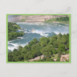 Postal Foto Del Lado Estadounidense De Niagra Cae De Un