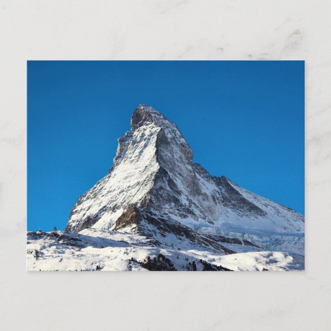 Postal foto del Matterhorn (Anverso)