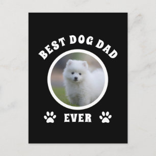Postal Foto del mejor Personalizado de papá de perro pers
