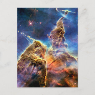 Postal Foto del Monte Místico de la Nebulosa de Carina en