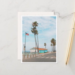 Postal Foto del Muelle de Manhattan Beach Los Ángeles Cos