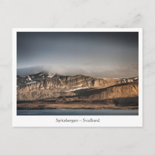 Postal Foto del paisaje de Spitsbergen Svalbard