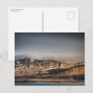 Postal Foto del paisaje de Spitsbergen Svalbard