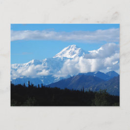 Postal Foto del paisaje montañoso de Alaska Denali