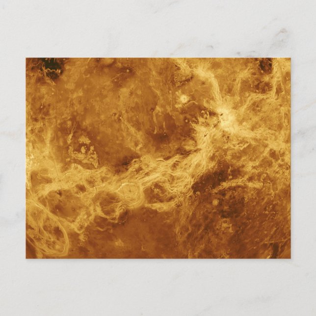 Postal Foto del planeta Venus (Anverso)