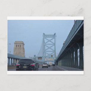 Postal Foto del puente Ben Franklin
