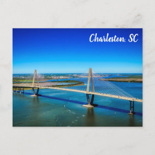 Postal Foto del puente Charleston South Carolina Ravenel 