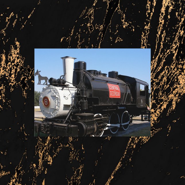 Postal Foto del tren ferroviario central de Georgia (Subido por el creador)