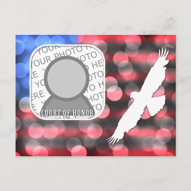 Postal foto del tribunal de honor (Anverso)