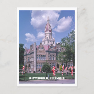 Postal Foto del tribunal del condado de Pittsfield Illino