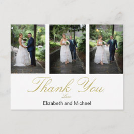 Postal Foto Elegante Boda Gracias