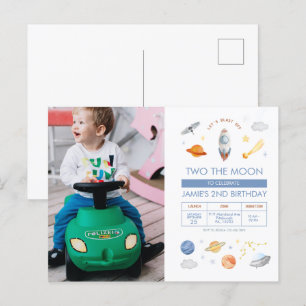 Postal Foto Espacio exterior Fiesta Astronauta Segundo Cu