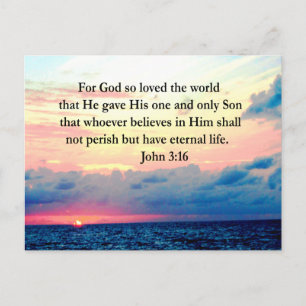 POSTAL FOTO ESPIRITUAL DE JOHN 3:16