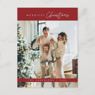 Postal Foto familiar de los Navidades más bonitos, Minima