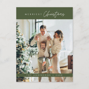 Postal Foto familiar de los Navidades más bonitos, Minima
