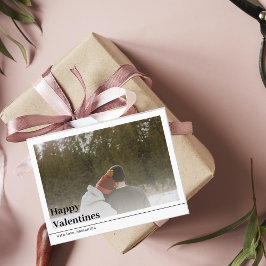 Postal Foto familiar moderna | Feliz San Valentín