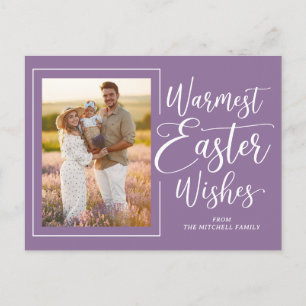 Postal Foto familiar personalizada en Pascua de Resurrecc