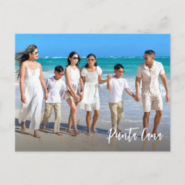 Postal Foto Familiar Recuerdo de Viaje Personalizado