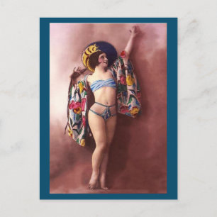 Postal Foto francesa Risqué Vintage