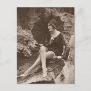 Postal Foto francesa Risqué Vintage
