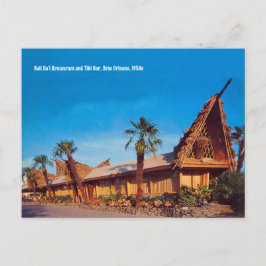 Postal Foto histórica del bar Tiki de Nueva Orleans