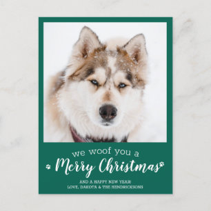 Postal Foto mascota Personalizada Perro Enamorado Feliz N