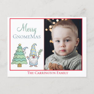 Postal Foto: Merry GnomeMas Navidades de Holiday Cute