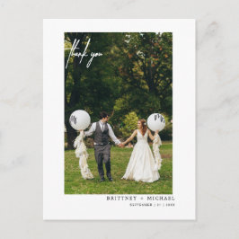 Postal Foto Mínima Moderna Marcada A Mano