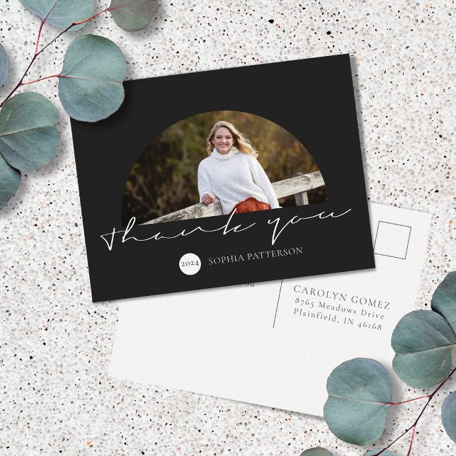 Postal Foto minimalista de agradecimiento (Subido por el creador)