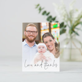 Postal Foto moderna Cruz de la Cristiandad Bautismo Amor