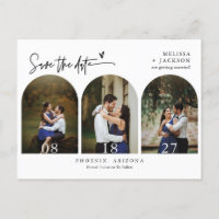Foto moderna en arco Minimalista Código QR Guardar